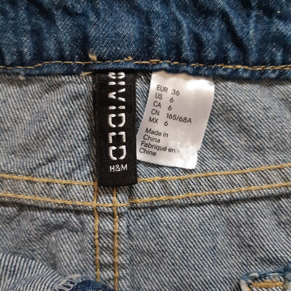 Mini Ripped Jean Skirt - Picture 5 of 5